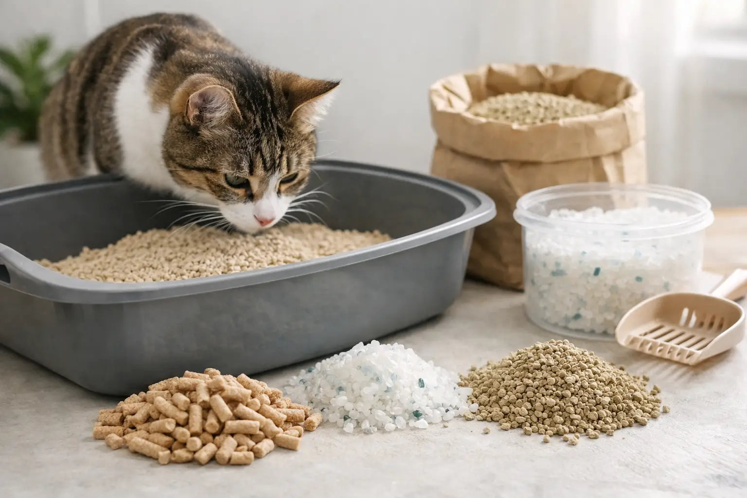 Quelle litière pour chat choisir au quotidien ?
