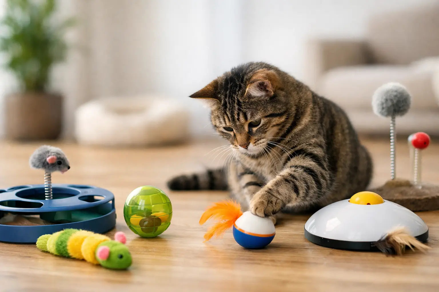 10 meilleurs jouets d’occupation pour chat seul