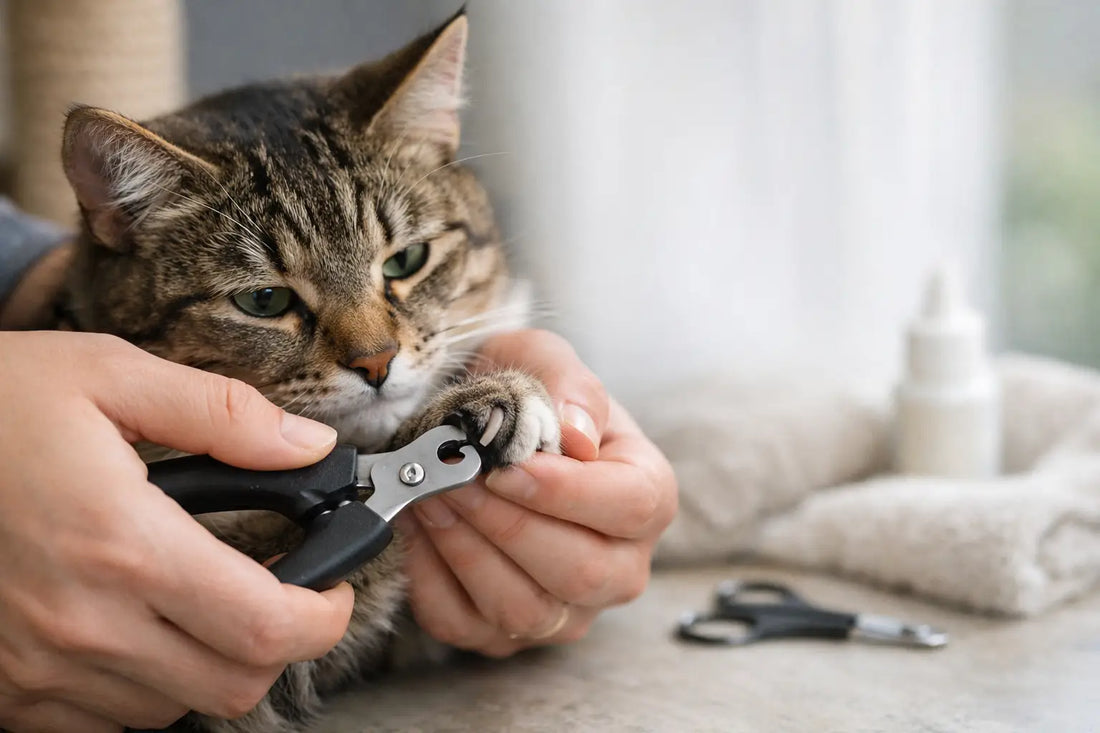 Comment couper les griffes d’un chat sans stress