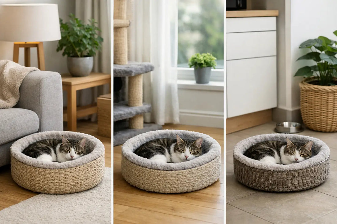 Où placer le panier du chat chez soi