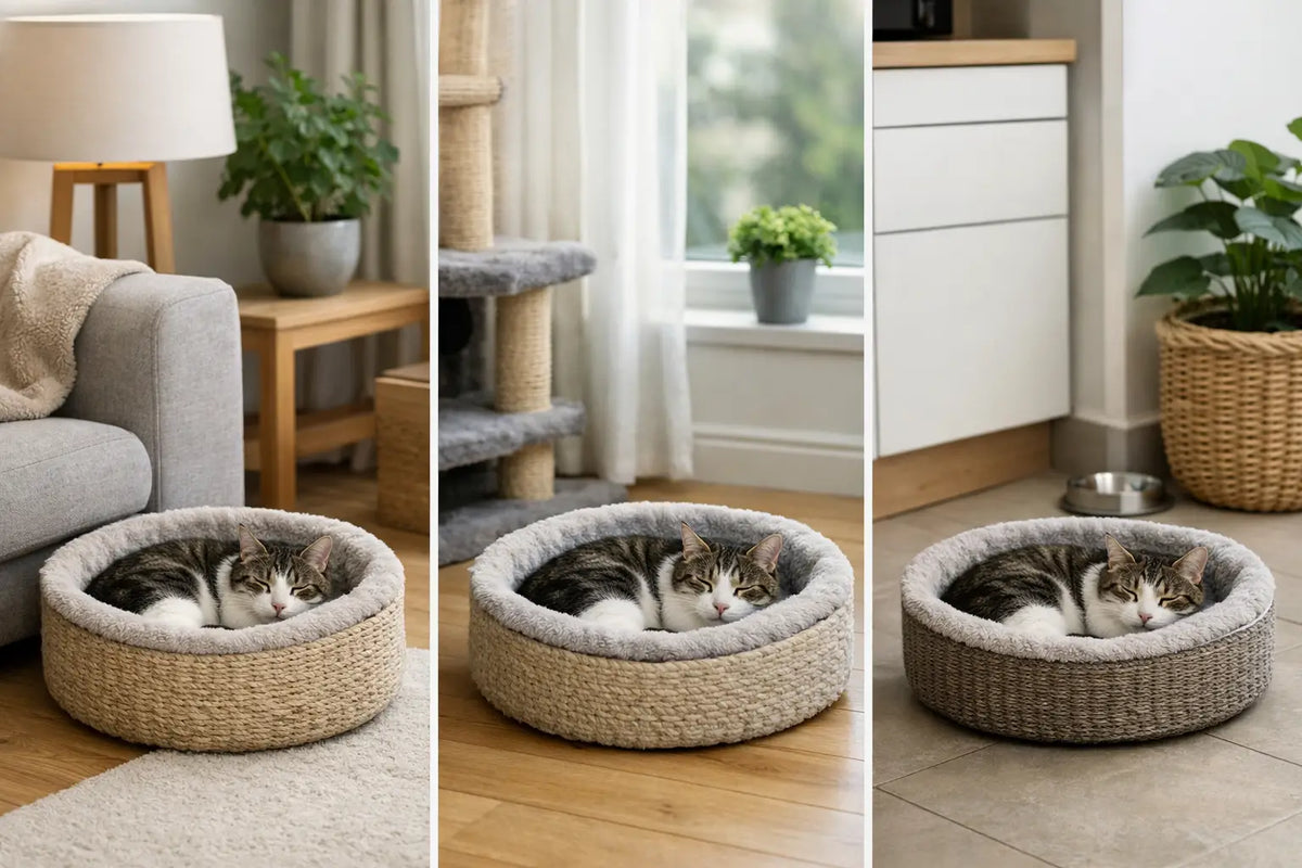 Où placer le panier du chat chez soi