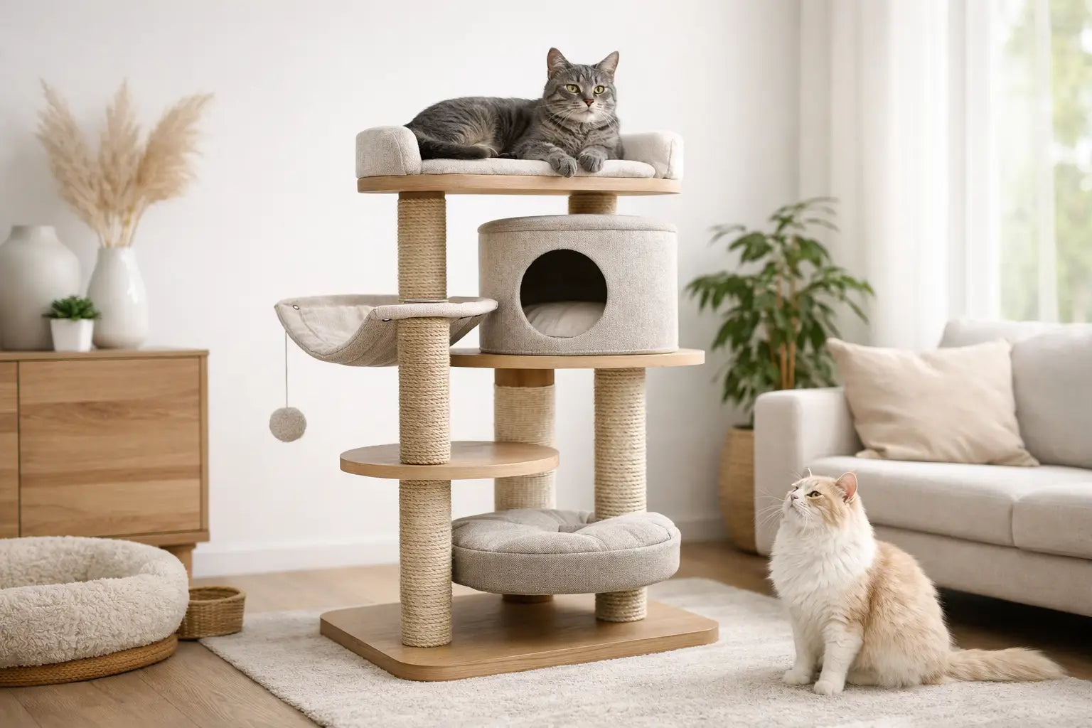 Arbre à chat design - beau, utile, bien choisi