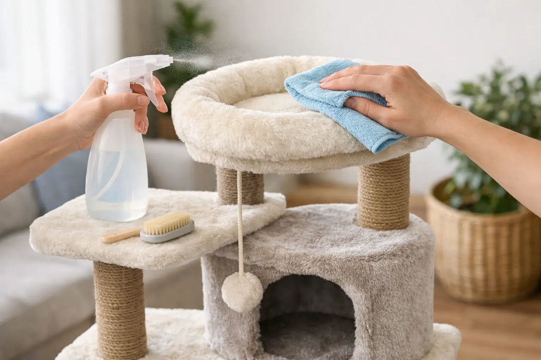 Comment nettoyer un arbre à chat sans l’abîmer