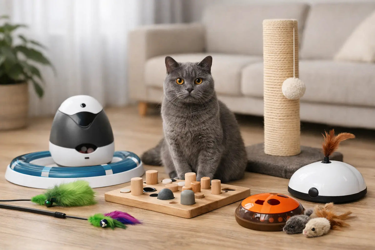 7 accessoires anti ennui pour chat utiles