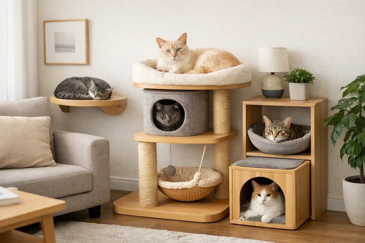 Les meilleurs meubles chat pour petit espace