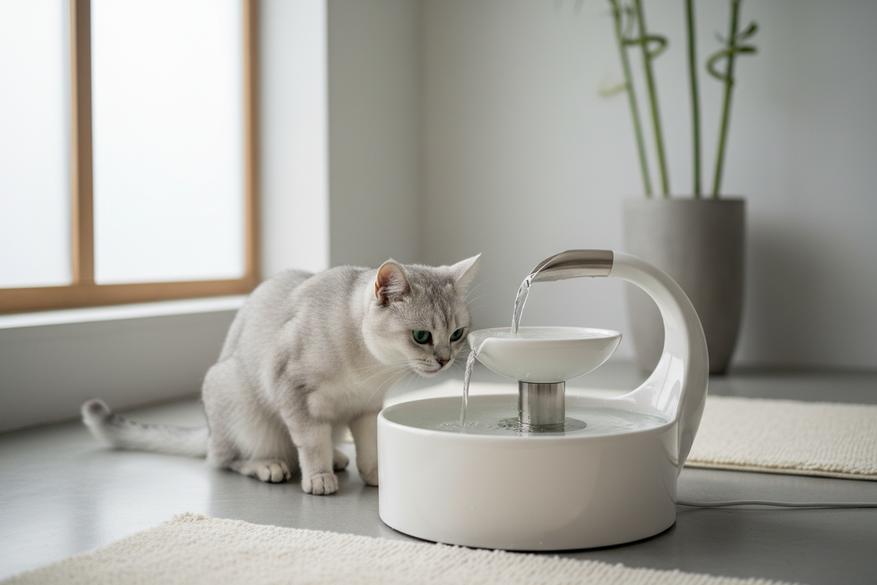 Fontaine à eau pour chat - Guide complet Catounet
