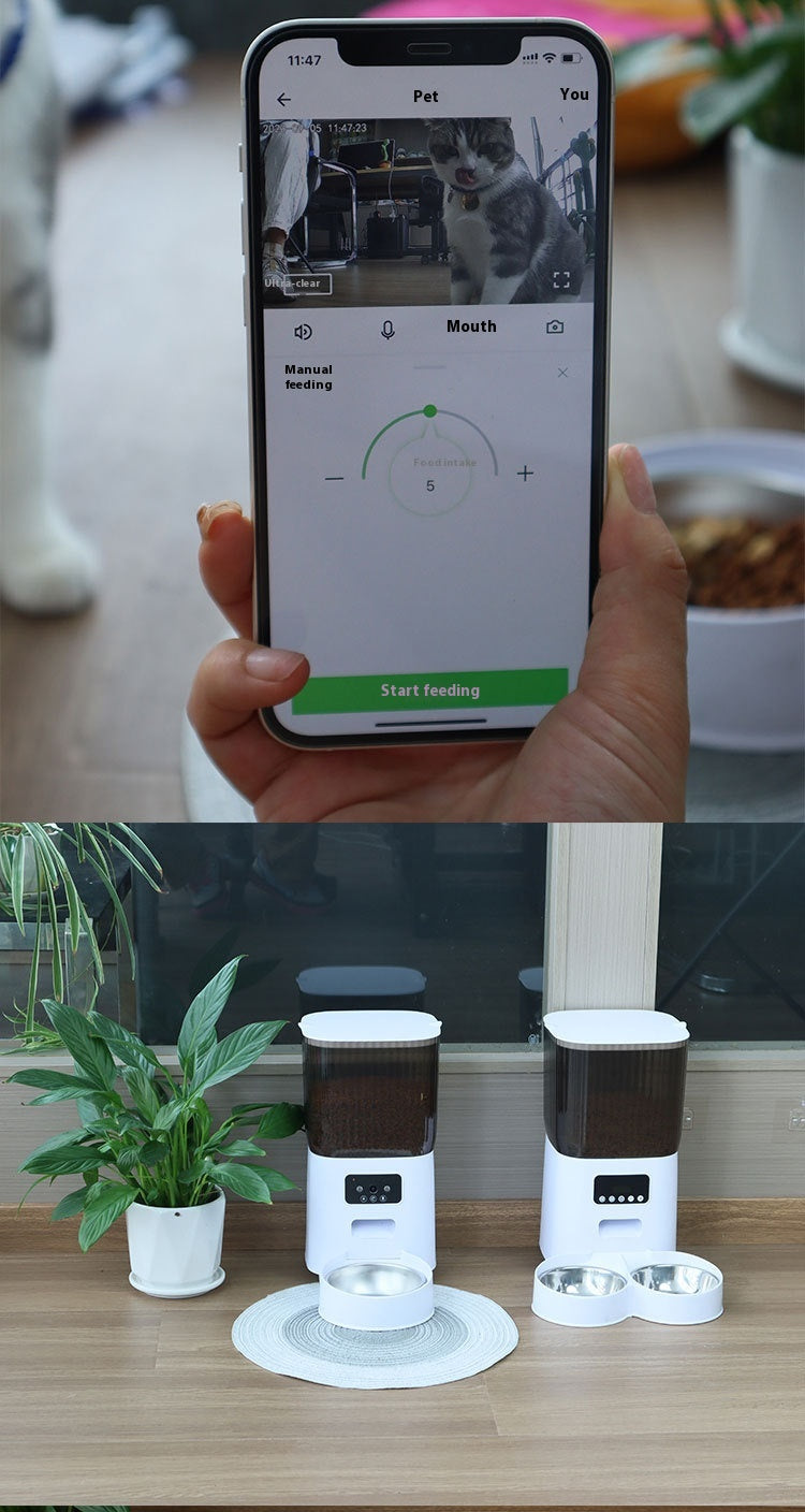 Distributeur Automatique 5L pour Chat — Alimentation Programmable - Catounet