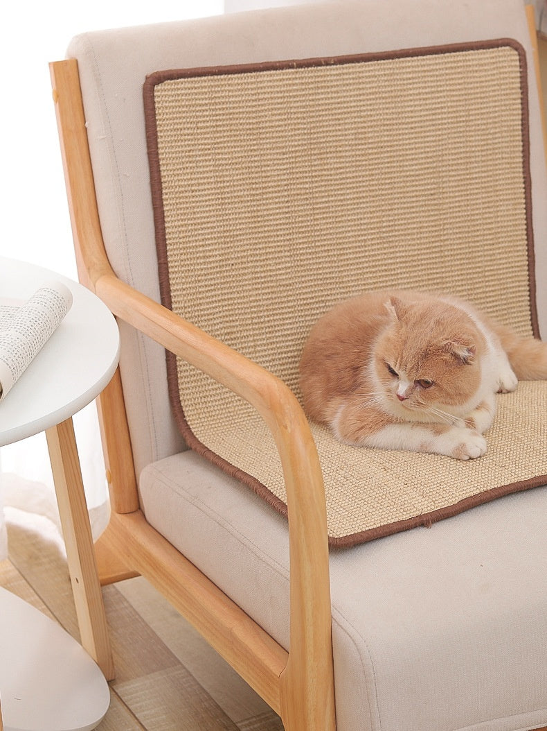 Griffoir en Sisal pour Chat — Protection Canapé, Bambou Naturel - Catounet