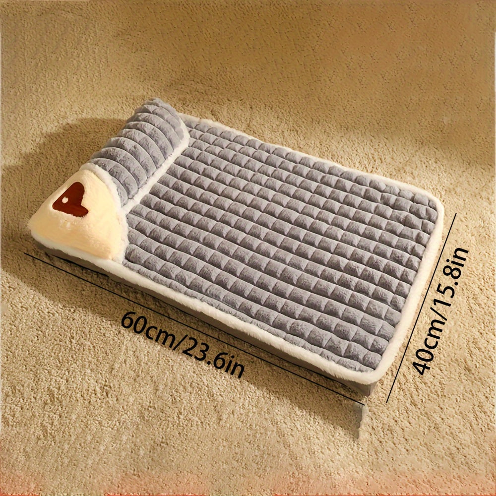 Lit pour Chat Douillet avec Mousse à Mémoire de Forme - Coussin Épais et Confortable - Catounet