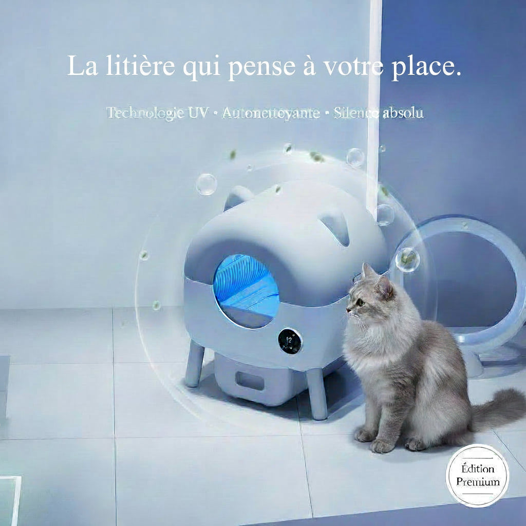 Litière Automatique Devoko 95L — Multi-Chats, Triple Sécurité & Zéro Odeur