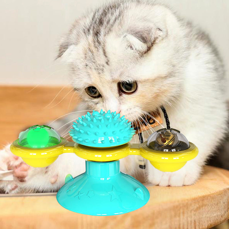 Jouet Moulin à Vent Rotatif pour Chat - Catounet