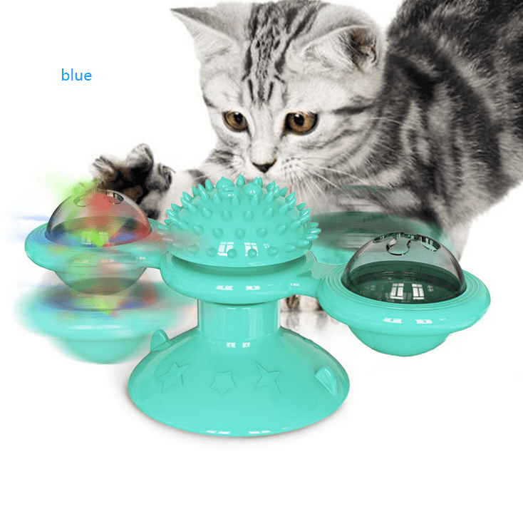 Jouet Moulin à Vent Rotatif pour Chat - Catounet
