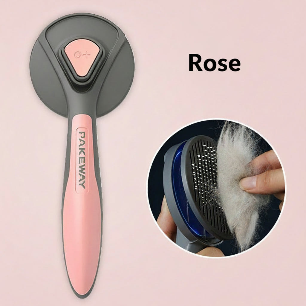 Brosse Démêlante pour Chat et Chien - Élimine les Poils OBA
