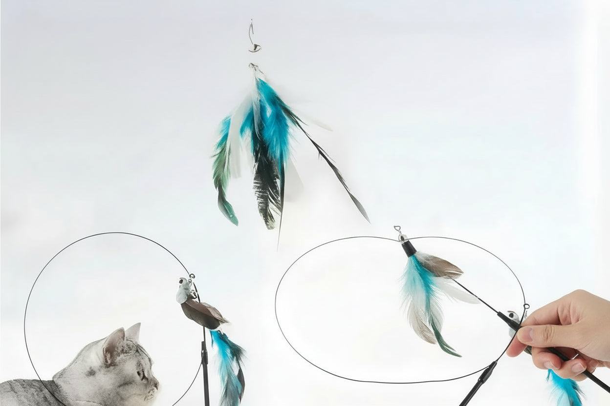 Jouet Papillon Interactif pour Chat Cashymart