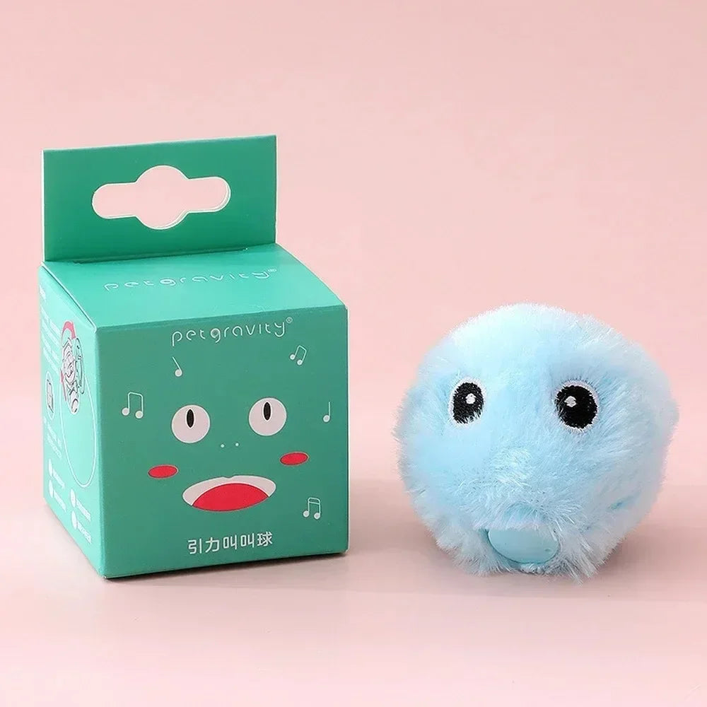 Balle Interactive en Peluche pour Chat Cashymart