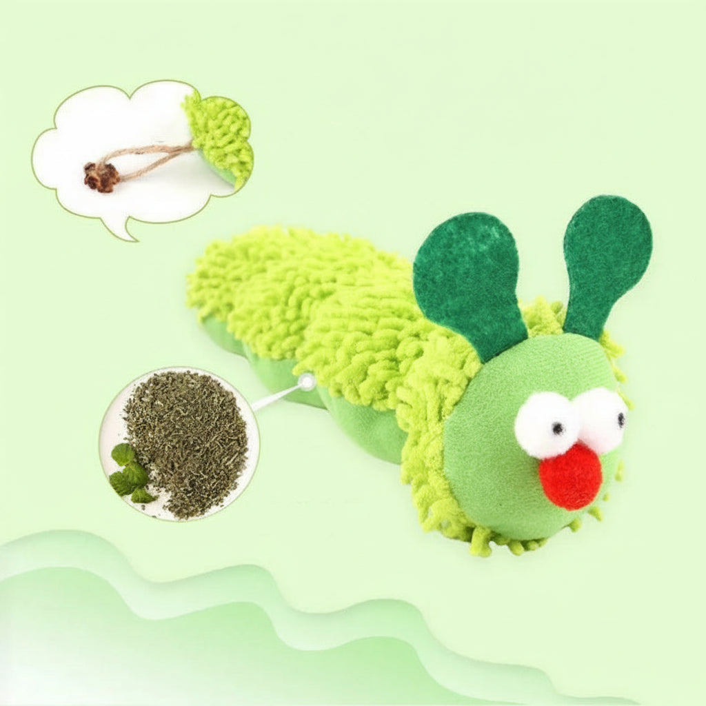 Jouet Peluche Animal Interactive pour Chat — Résistante aux Griffes & Morsures