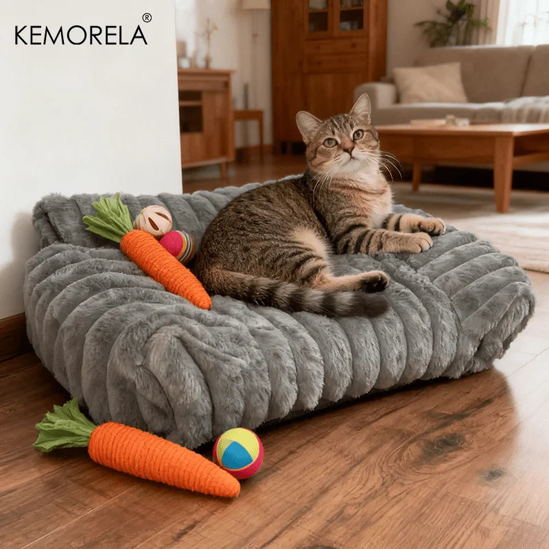 Canapé Moelleux pour Chat — Sofa Velours Doux