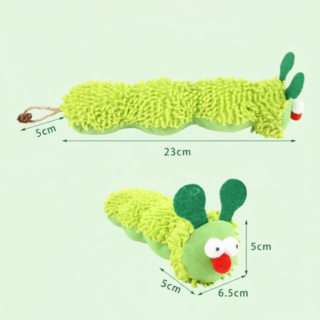 Jouet Peluche Animal Interactive pour Chat — Résistante aux Griffes & Morsures