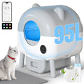 Litière Automatique Devoko 95L — Multi-Chats, Triple Sécurité & Zéro Odeur