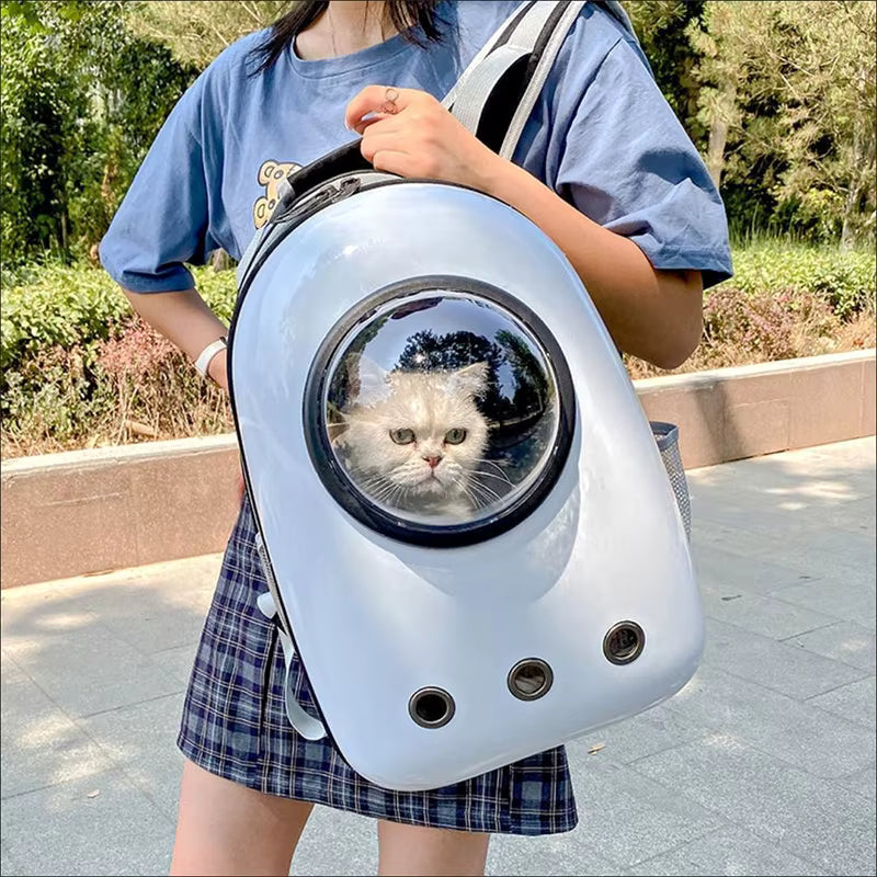 Sac à Dos Capsule pour Chat — Hublot Panoramique, Multi-Couleurs - Catounet