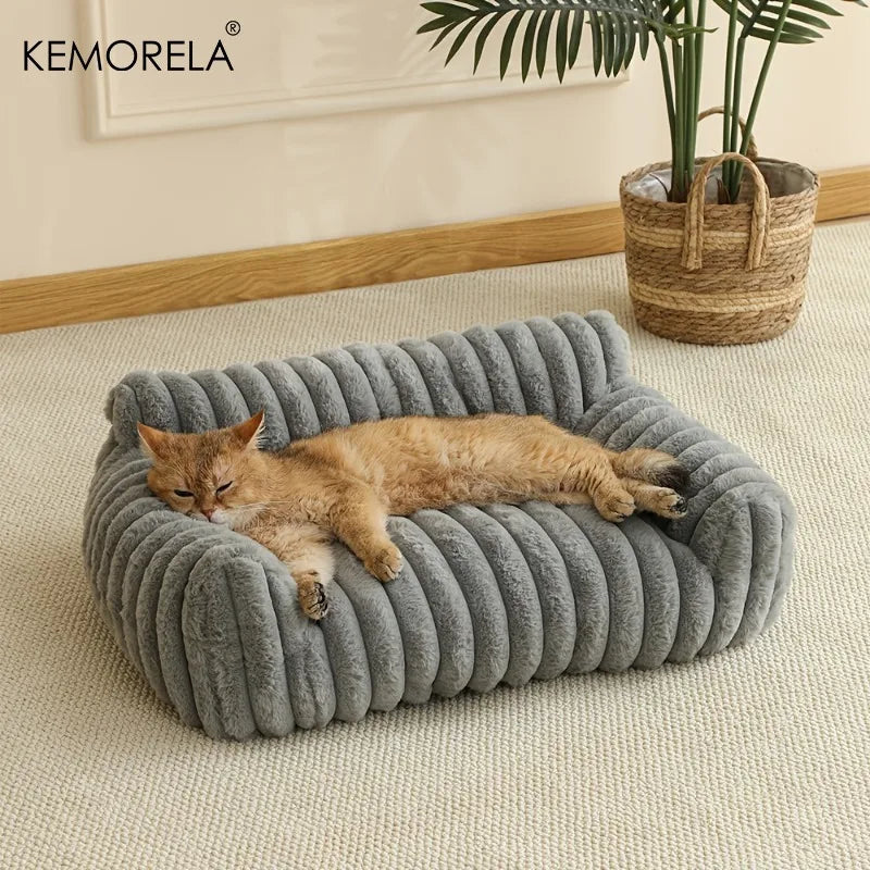 Canapé Moelleux pour Chat — Sofa Velours Doux
