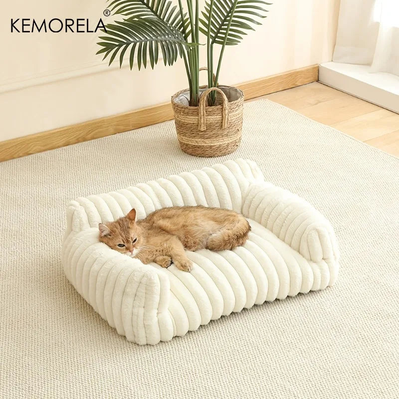 Canapé Moelleux pour Chat — Sofa Velours Doux