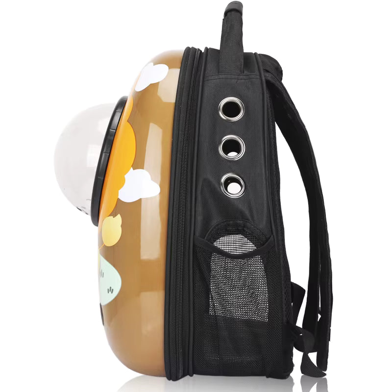Sac à Dos Capsule pour Chat — Hublot Panoramique, Multi-Couleurs