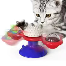 Jouet Moulin à Vent Rotatif pour Chat - Catounet