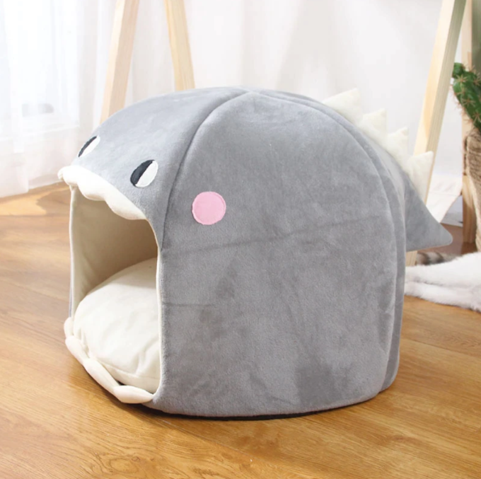 Lit pour Chat en Forme de Requin Toyalfriends