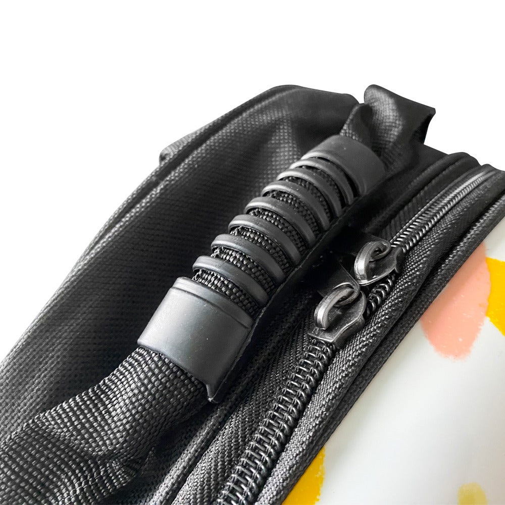 Sac à Dos de Transport pour Chat et Petit Chien Blanc Motif Feuilles - Catounet