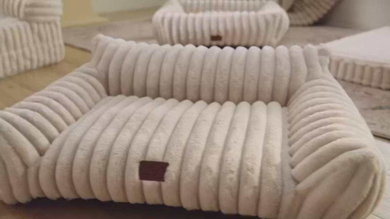 Canapé Moelleux pour Chat — Sofa Velours Doux