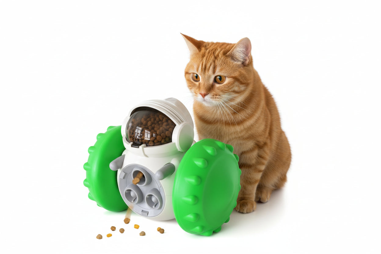 Robot Distributeur de Friandises pour Chat - Catounet
